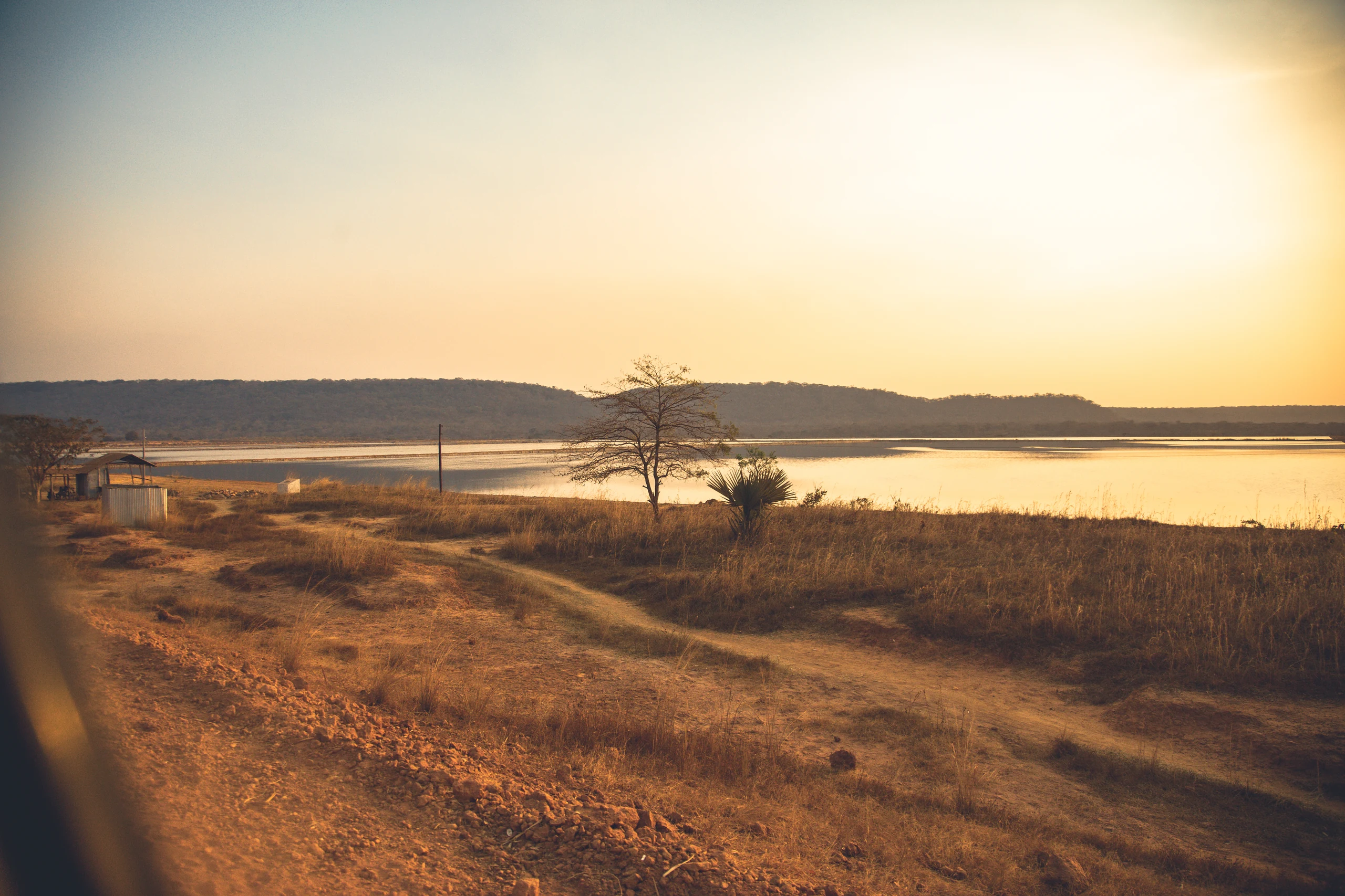 Landscape in Western Tanzania at sunrise